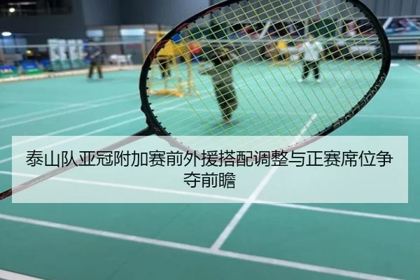 泰山队亚冠附加赛前外援搭配调整与正赛席位争夺前瞻